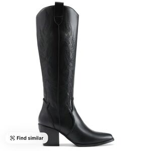 Dream Pairs Black Heeled Boots